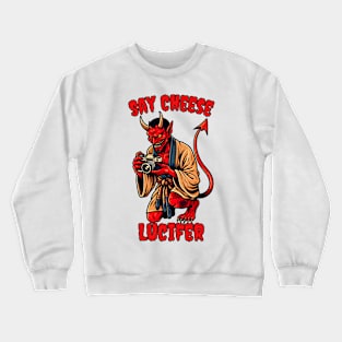 devil photographer Crewneck Sweatshirt